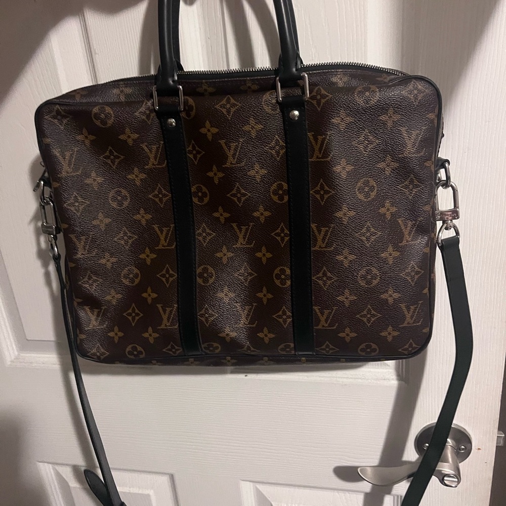 Louis Vuitton Dark Brown Monogram Briefcase